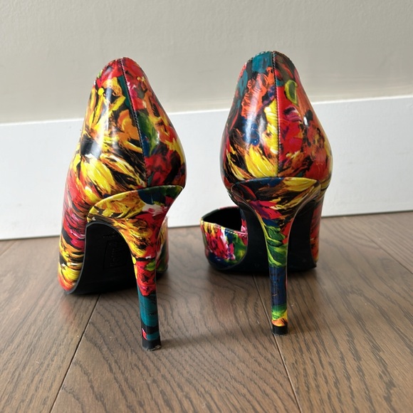 Floral print heels - Picture 4 of 5